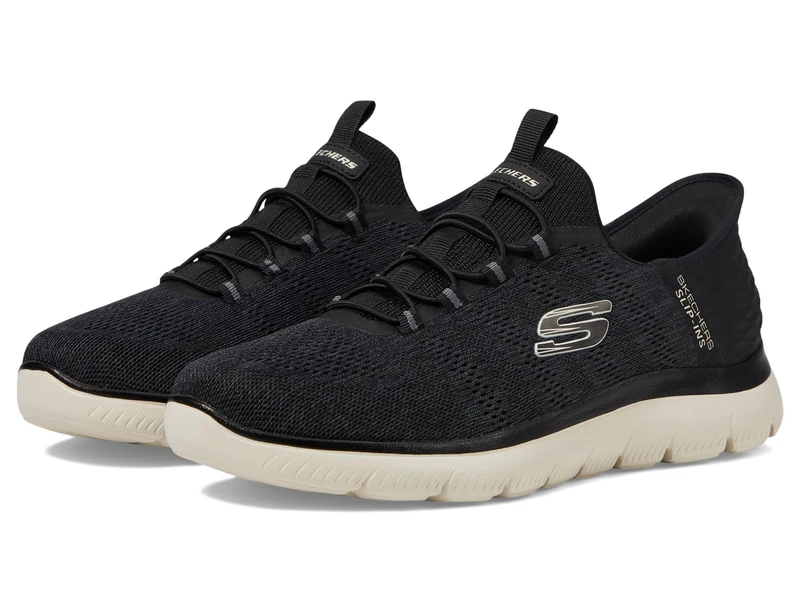 Skechers Men's Summits Key Pace Hands Free Slip-in Loafer, Black, 14.5 UK - Image 1