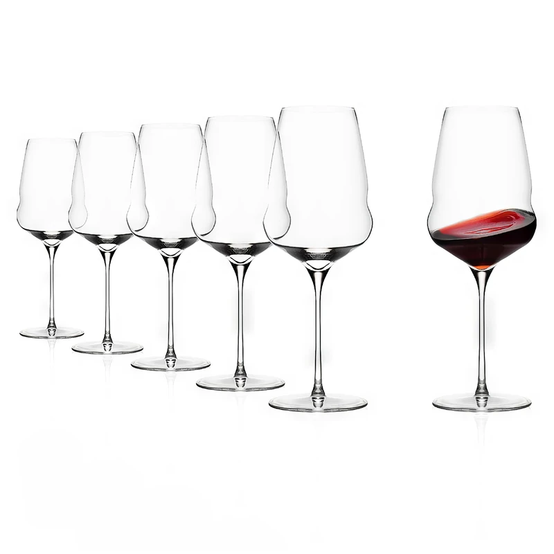 Stölzle Lausitz Red Wine Goblet Glasses Cocoon/Red Wine Glass Set of 6/High Quality Red Wine Glasses Extravagant Wine Glasses Red Wine Stölzle Red Wine Glasses