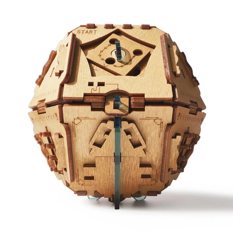 PUZZLE POTATO Philosopher's Stone - Escape Room Game - Wooden Puzzle Box - 3D Brain Teaser Puzzle - Treasure Box