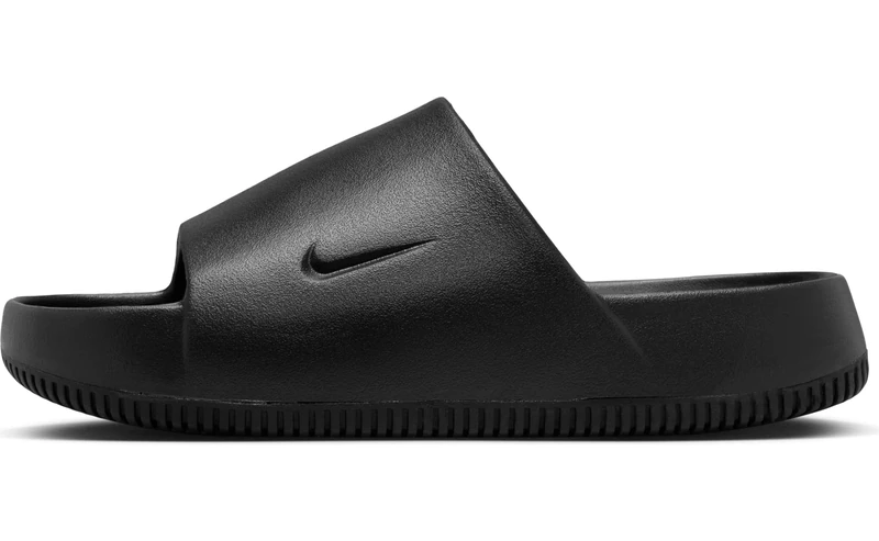 Nike Women's Calm Slides, Black/Black, 4.5