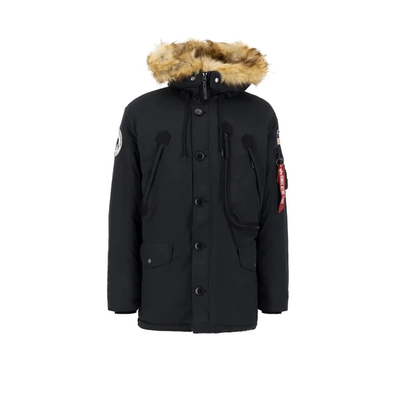 Alpha Industries Men's Polar Jacket B&T Winter, Black, XXXXXL