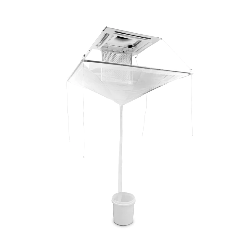 ERRECOM Ceily, Air Conditioner Cleaning Cover for Ceiling Cassette Units, Includes a Reusable Metal Frame and a Reusable Cleaning Cover