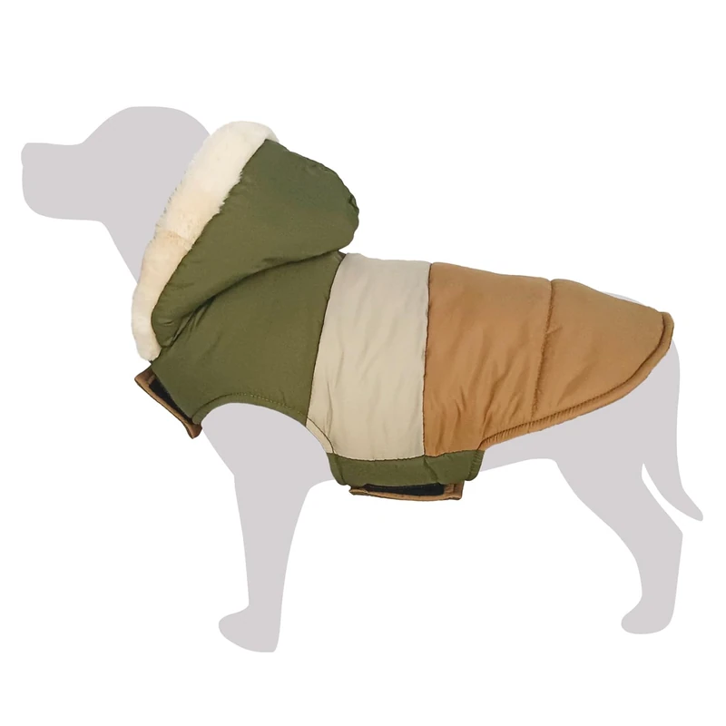Arquivet - Hooded coat for dogs Kailash L - 35 cm - protects from the cold, coat for dogs