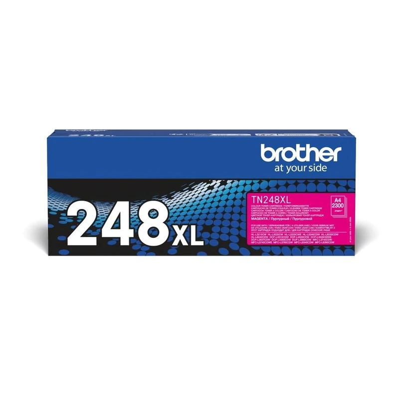 Brother TN-248XLM Toner Cartridge, Magenta, Single Pack, High Yield, Includes 1 x Toner Cartridge, Genuine Supplies