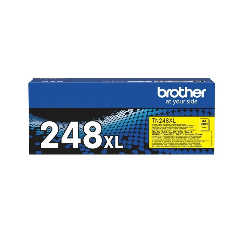 Brother TN-248XLY Toner Cartridge, Yellow, Single Pack, High Yield, Includes 1 x Toner Cartridge, Genuine Supplies