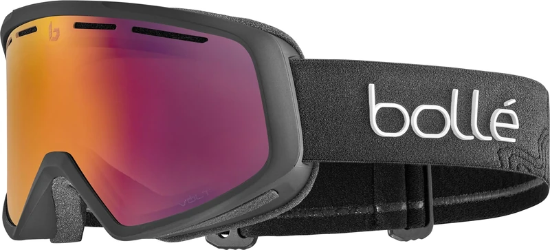 bollé - CASCADE, Black Matte, Volt Ruby, Medium, Snow Goggles, Unisex, Adult