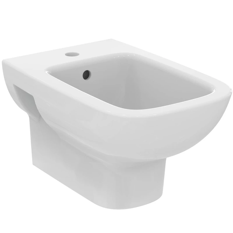 Ideal Standard - i.Life A, Wall-Mounted Bidet with Photo Mixer and Overflow, E-Packaging Dedicated to Ceramic Transport, White
