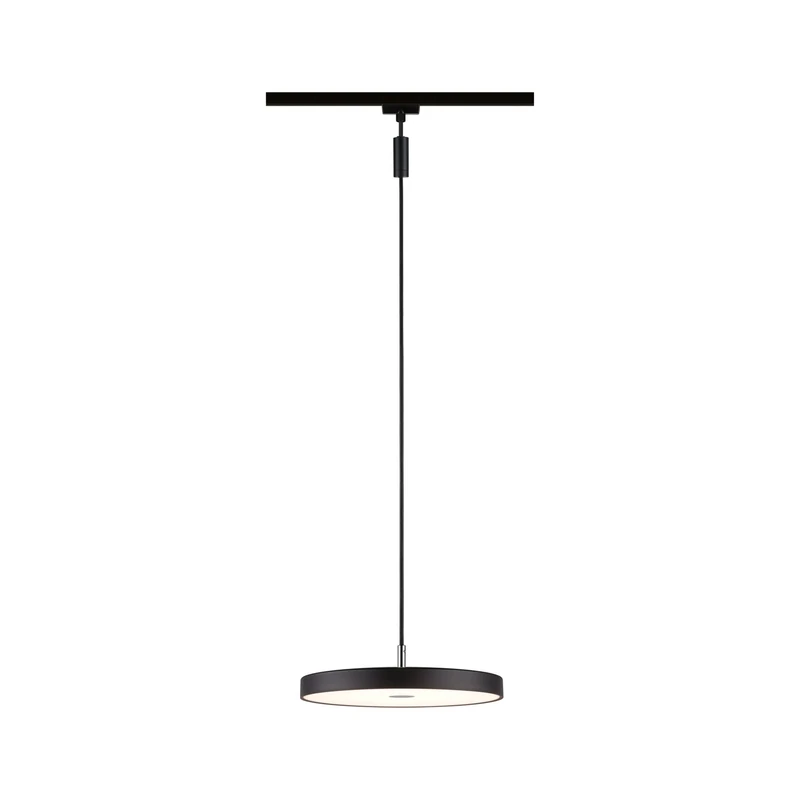 Paulmann 96792 3-Step-Dim Hildor URail LED Pendant 850lm 15W 3000K dimmable 230V Black matt Rail System