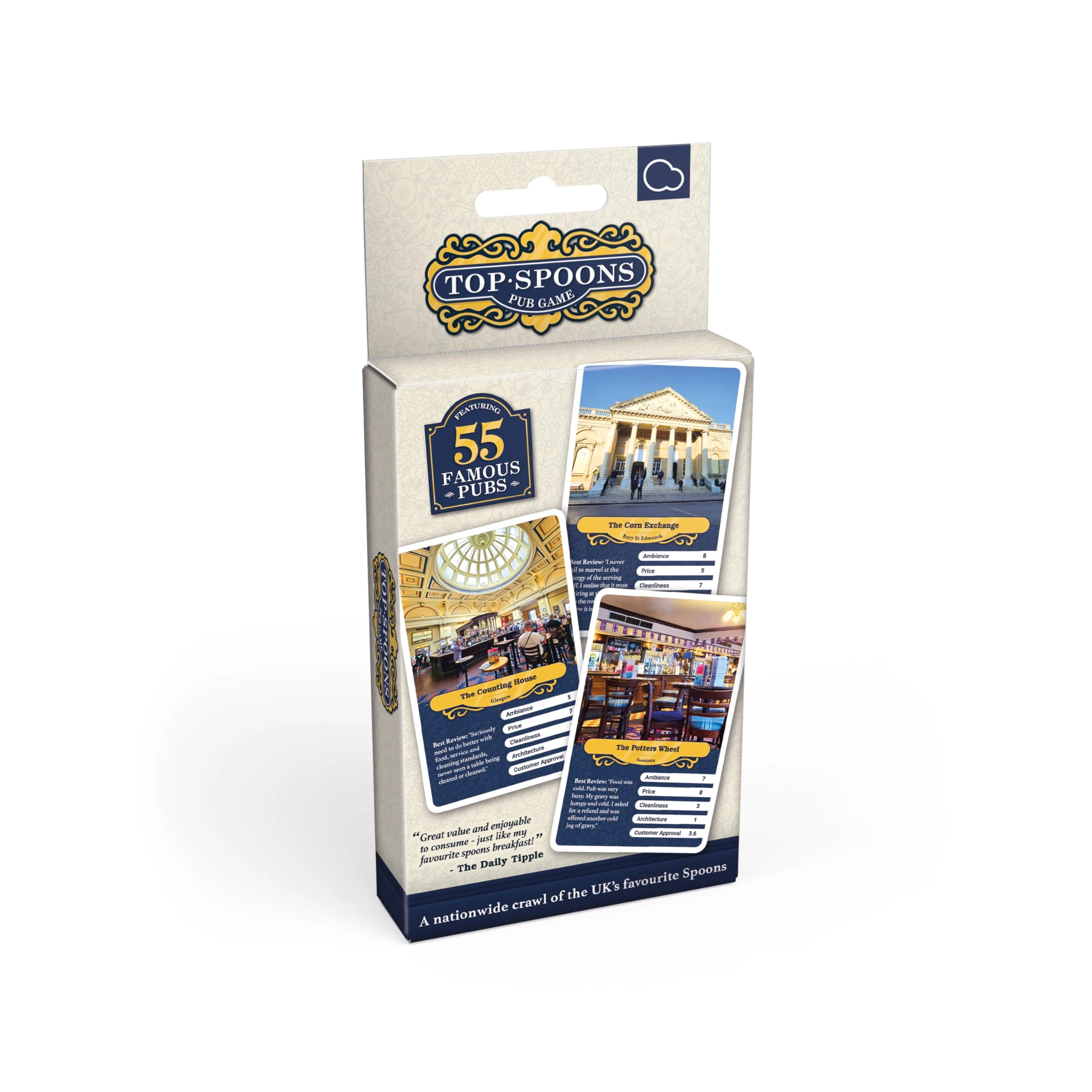 Bubblegum Stuff - Top Spoons - Steal Every Spoon - Playing Cards, Family Stocking Filler Game, Travel Games, Party Games, Adult Games, Game Night Idea - 55 Best and Worst Pubs