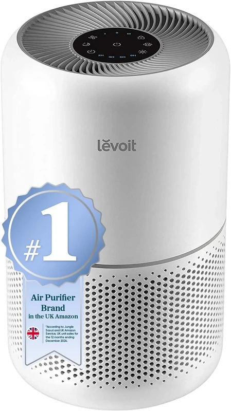 LEVOIT Air Purifier for Bedroom Home, 80m², CADR 187 m³/h, Ultra Efficient HEPA and Quiet for Several Needs like Pet/Toxin/Mould, Removes 99.97% Pollen/Dust/Odour, Core 300, White