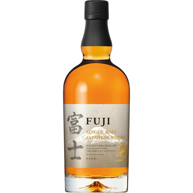 Fuji Single Malt Japanese Whisky 700 ml | 46% ABV | Aged at Mt. Fuji Distillery | Floral & Fruity Profile | Neat or On the Rocks