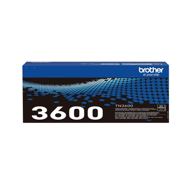 Brother TN3600 Toner Cartridge | Standard Yield | Black | Up to 3,000 pages Genuine Supplies