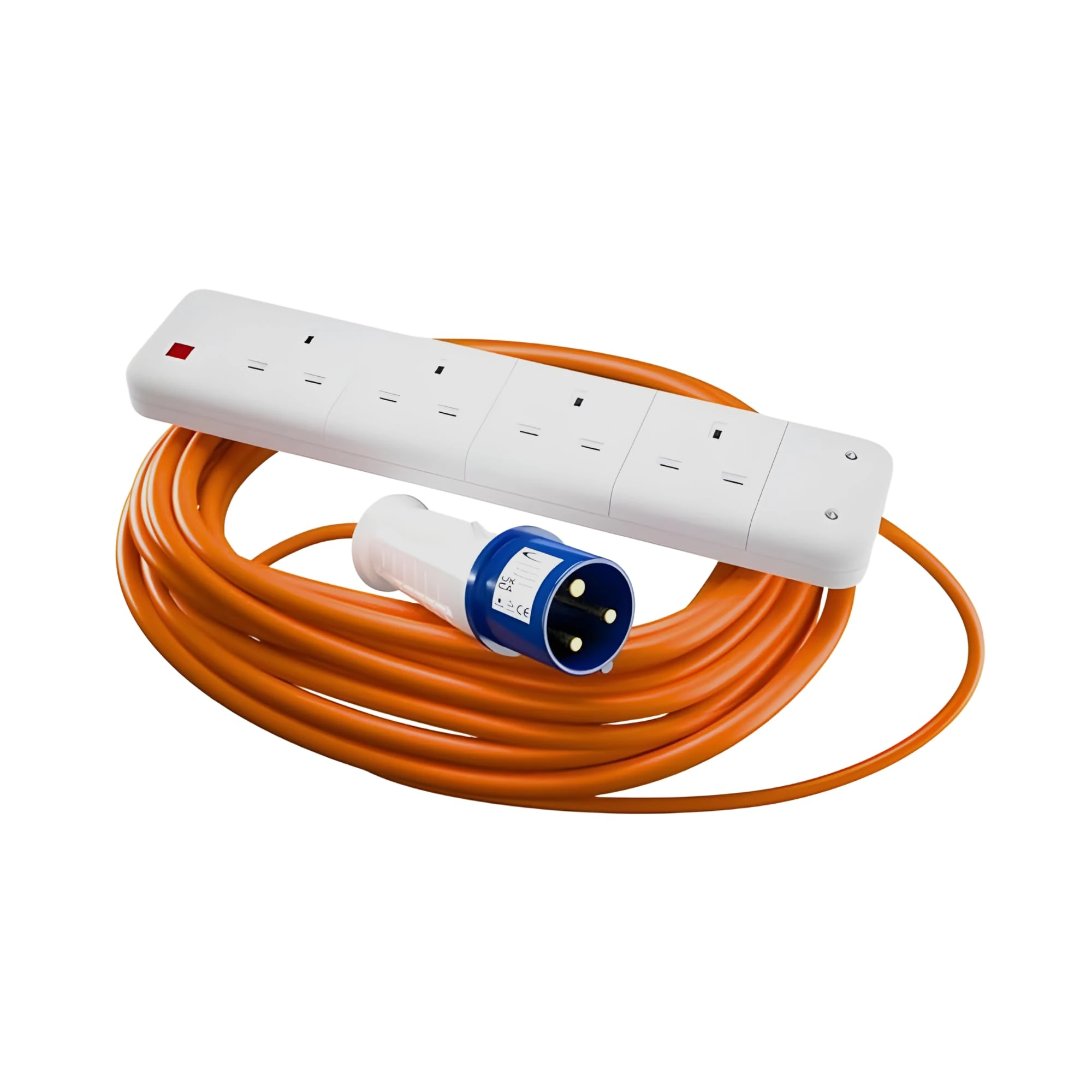 CONNEXION 7M Caravan & Camping Electric Hook Up Cable – 16A 240V Heavy-Duty Mains Extension Lead, Camping Hook Up Power Cable for Caravans, Campervans, Motorhomes