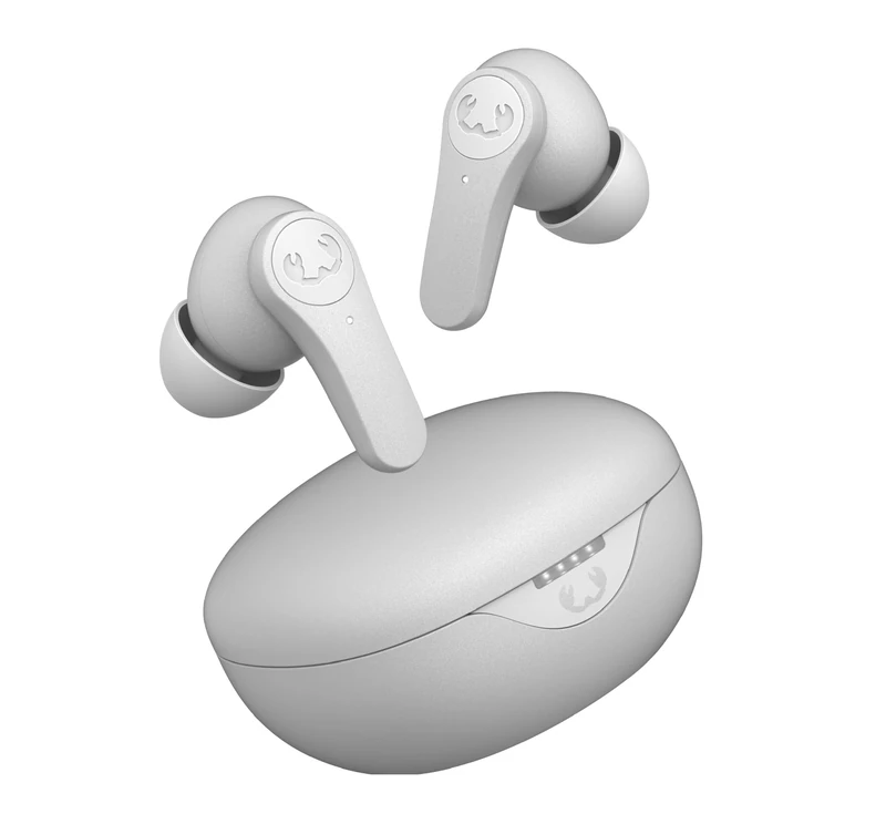 Fresh 'n Rebel Twins Rise, Wireless In-ear bluetooth earbuds with Hybrid noise Cancelling, Ambient sound mode, Mulitpoint Bluetooth, in ear sensing, Splashproof, 30 hours playtime (Ice Grey) - Image 1