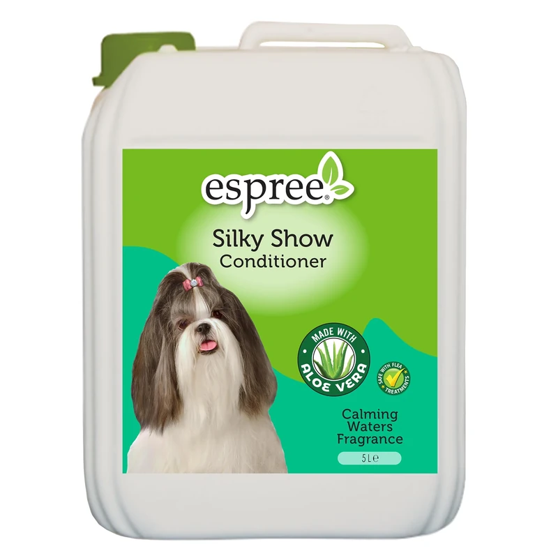 Espree Natural Silky Show Conditioner for Dogs with Natural Safflower Oil & Silk Protein 5000ml Conditioner