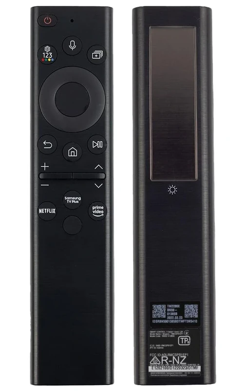 Original Replacement BN59-01385B Solar Remote Control Compatible with Samsung QE75QN95BA QE75QN95BATXXU QE85Q60BA QE85Q60BAUXXU QE85Q70BATXXU QE85Q80BA QE85Q80BATXXU QE85QN800B Smart 4K Ultra HD LED