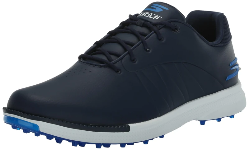 Skechers Mens Tempo Spikeless Waterproof Golf Shoe - Navy/Blue