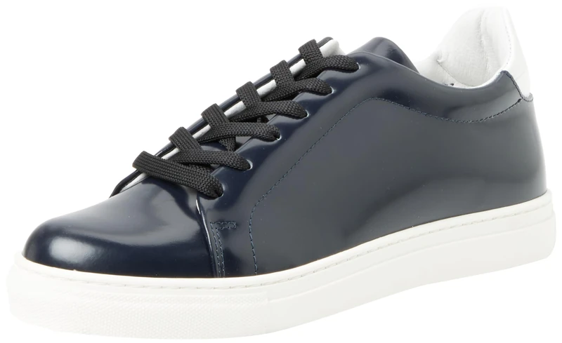 PANTOFOLA D’ORO 1886 Women's Foro Italico Gymnastics Shoe, Black White Pit, 7 UK