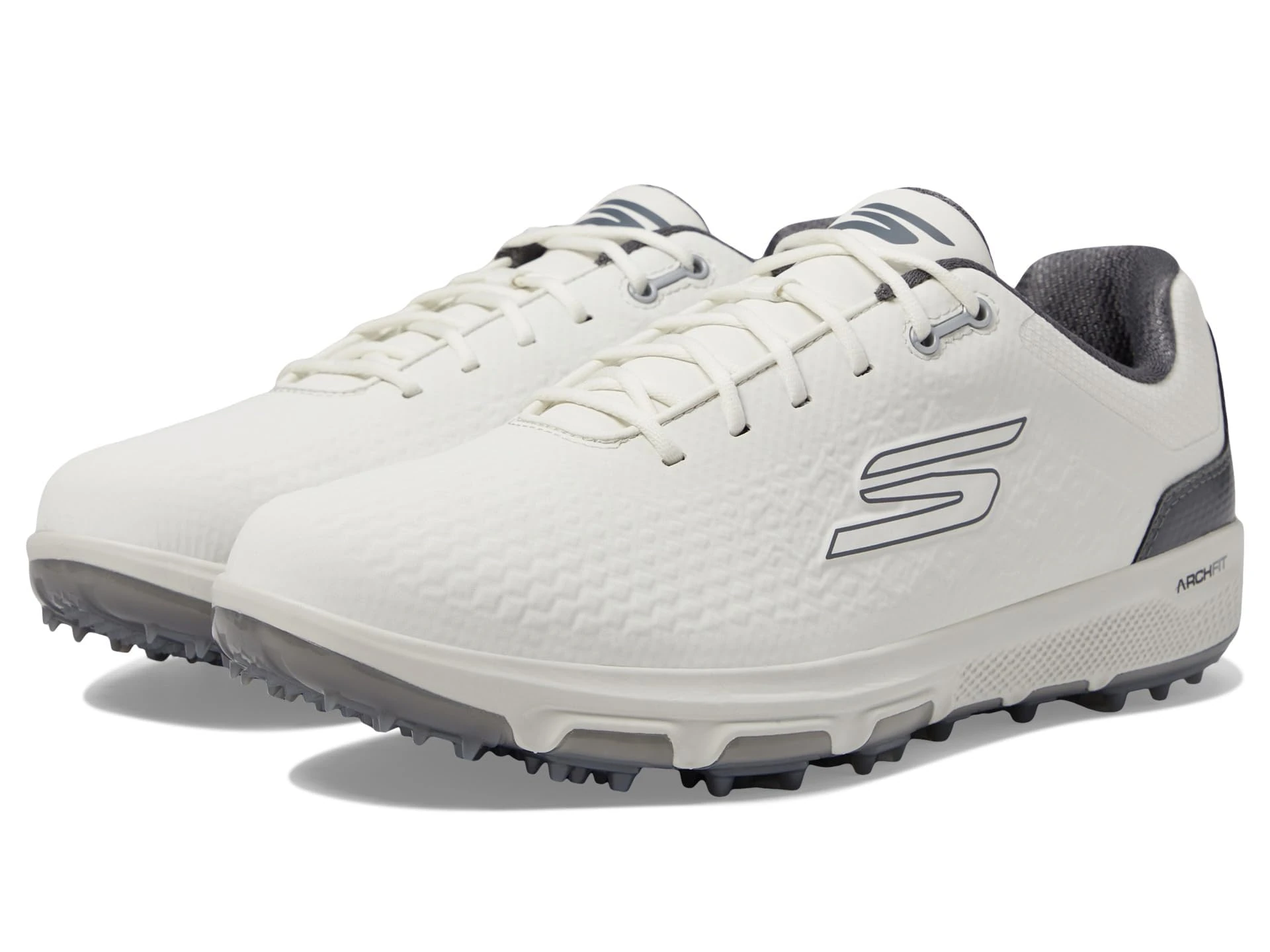 Skechers Men's GO Golf PRO 6 SL Golf Shoe, White, 9