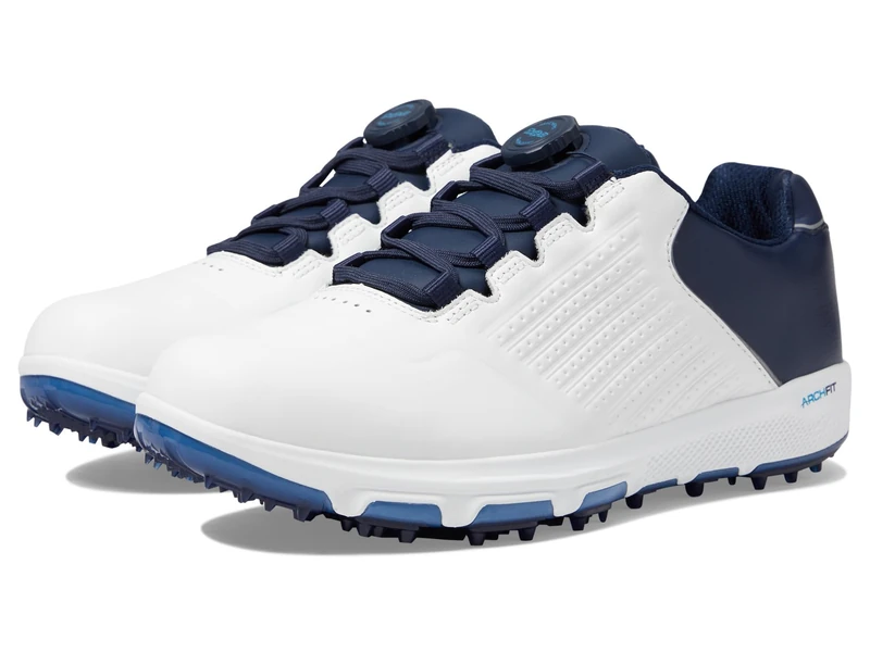 Skechers Men's GO Golf PRO 6 SL Twist Golf Shoe, White, 11.5