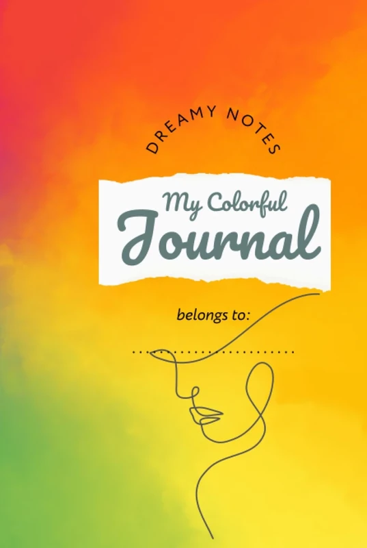 Colorful Clear Luxury Journal for Rich Only