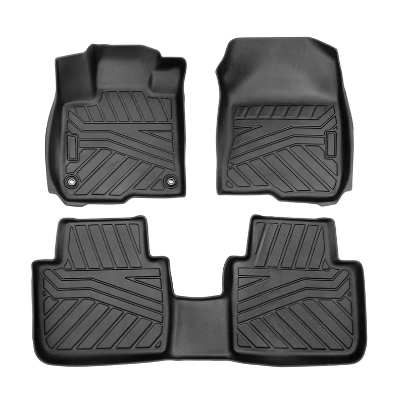 Forccord Custom Fit for Floor Mats 2023 2024 Hnoda HRV All Weather Protection TPE Black Heavy Duty Non-Slip Waterproof 3D Car Mats Floor Liners Interior Automotive Accessories