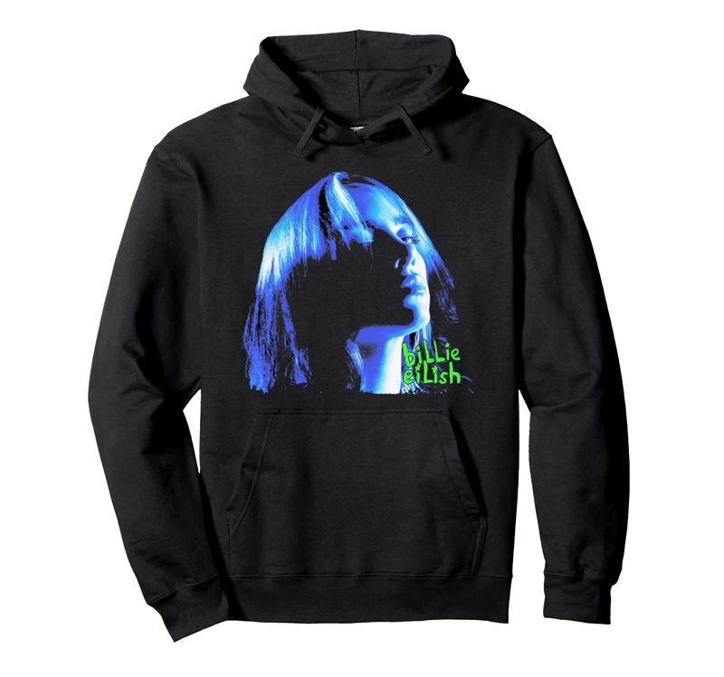 Official Billie Eilish Portrait Pullover Hoodie - Image 1