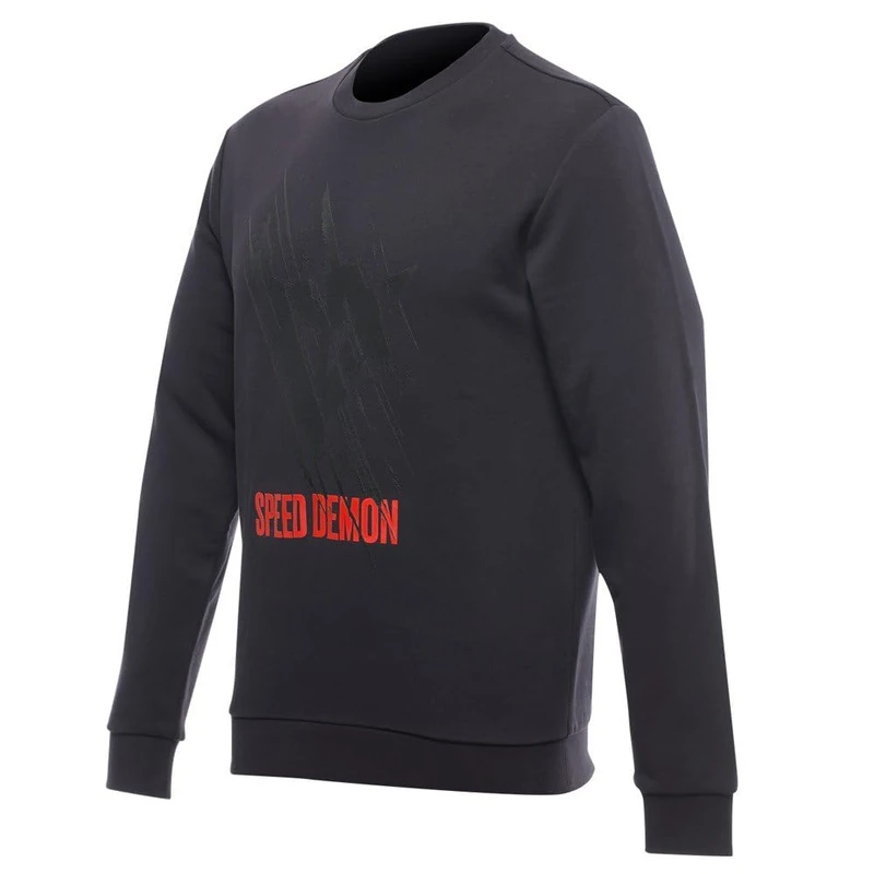 DAINESE - Tarmac Sweater, Men's Cotton Lightweight Crewneck Sweater, Nine-Iron, XXL, Nine-iron, XXL