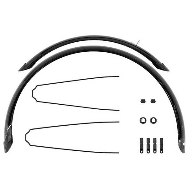 Accell Hunland Unisex - Adult Ecrp Mudguard Set, Black, One Size