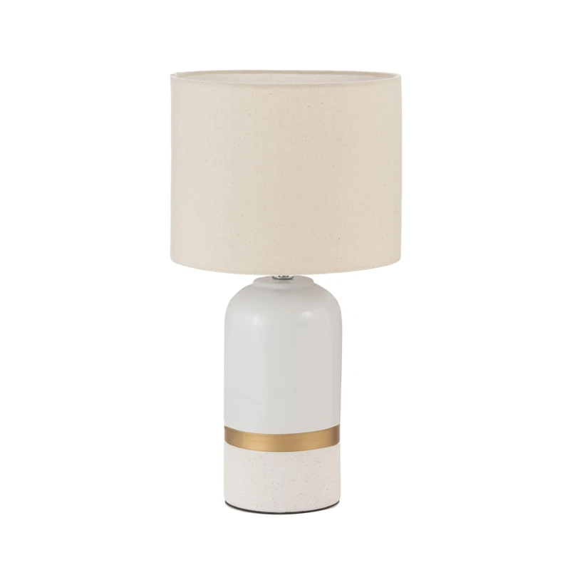 Pauleen 48318 Table luminaire Glowing Soul E14 max. 20W Cream Fabric, Ceramic, Bedside lamp