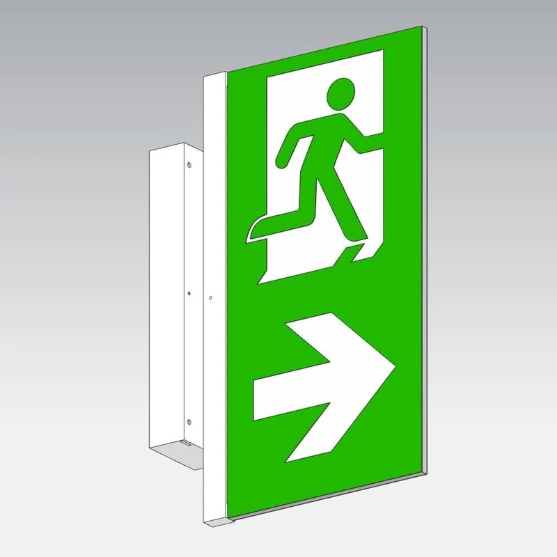 Beltrona MEXX8004 LED escape route emergency lighting wall mounting, recessed ceiling mounting