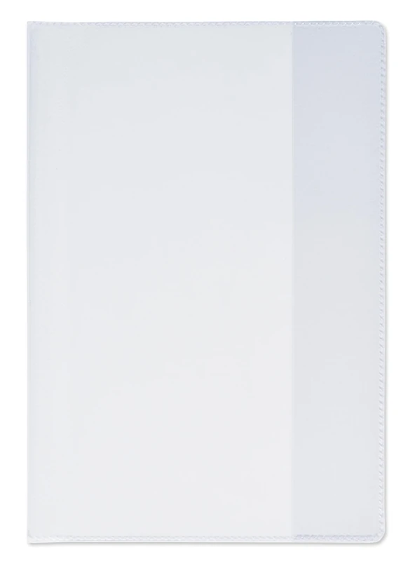 OXFORD Pack of 50 A5 Translucent PVC Notebook Covers 15/100 Colourless