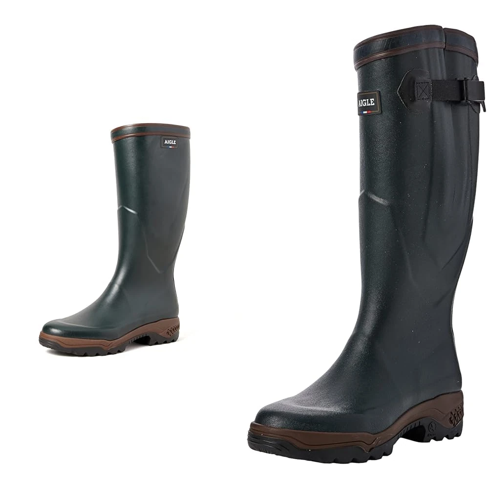 Aigle Unisex Adults' Parcours 2 Wellington Boots and Aigle Parcours 2 Vario, Unisex Adults Hunting Boots Work Wellingtons
