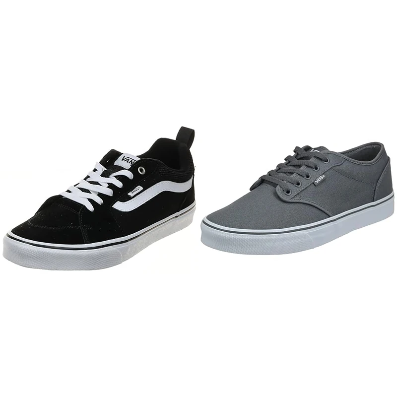 Vans Men's Mn Atwood Sneaker, Canvas Pewter 8 UK Filmore Suede
