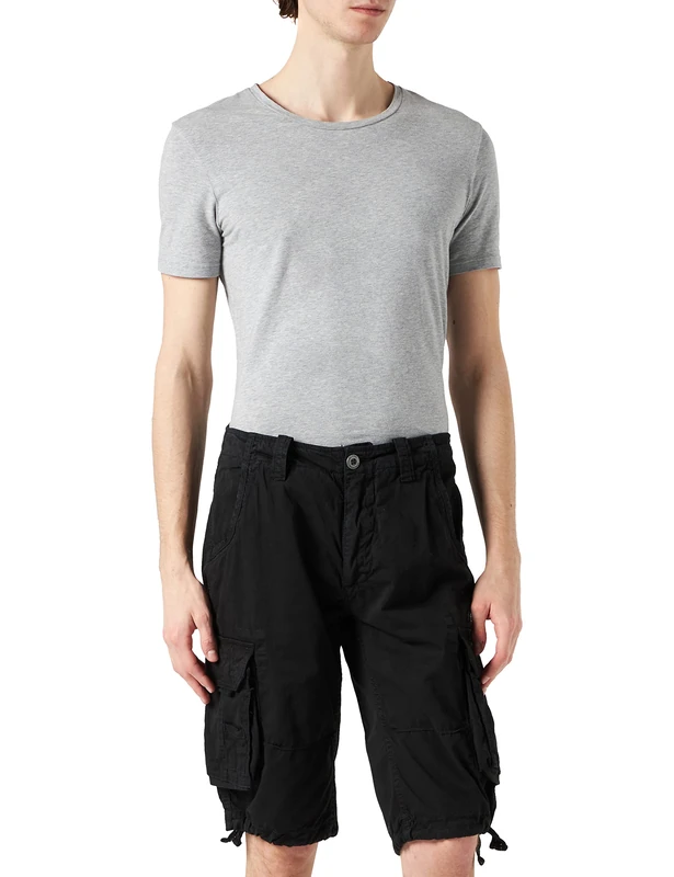 Alpha Industries Jet Short Mens Greyblack