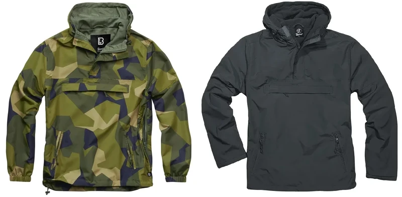 Brandit Summer windbreaker Swedish Camo L + Jacket Anthrazit L