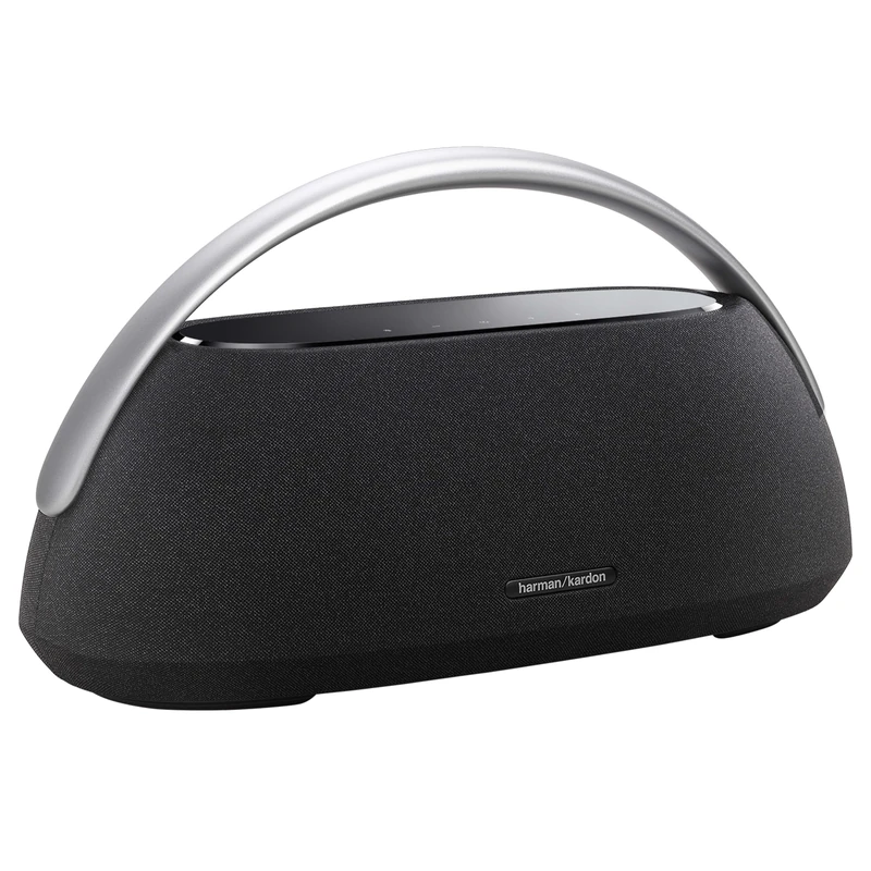 Harman Kardon Go + Play 3 Portable Bluetooth Speaker with 8-Hour Battery Life and Powerful Bass, Black, EU Plug (Type C)