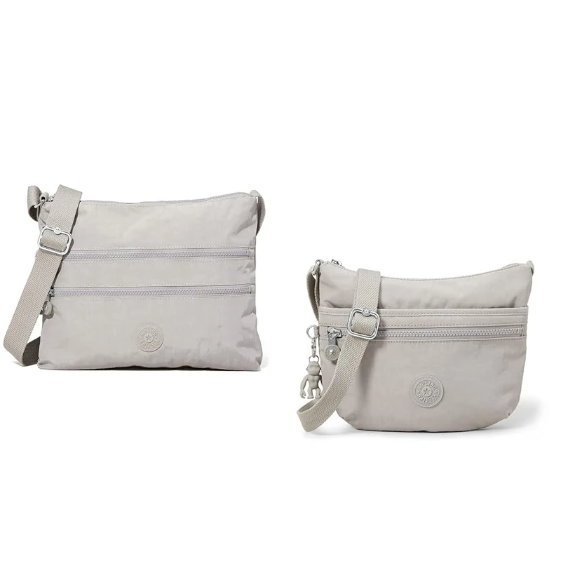 Kipling Women's Alvar Crossbody, Grey Grey, One Size Women's ARTO S Crossbody, Grey Grey, One Size