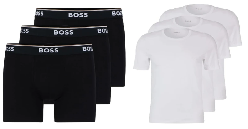 BOSS Boxershorts New - Black001 XXL T-Shirt White 100 XXL
