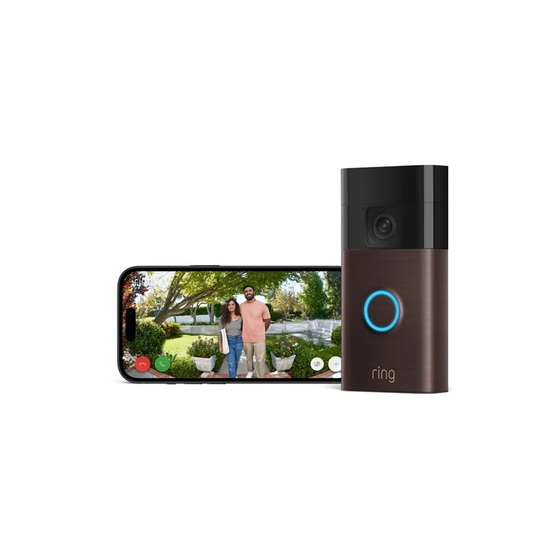 Certified Refurbished Ring Battery Video Doorbell (2024)|DIY Wireless Video Doorbell CameraI Head-To-Toe View, HD Video| Easy to install (5 min)| With Built-in BatteryI 30-day free trial of Ring Home