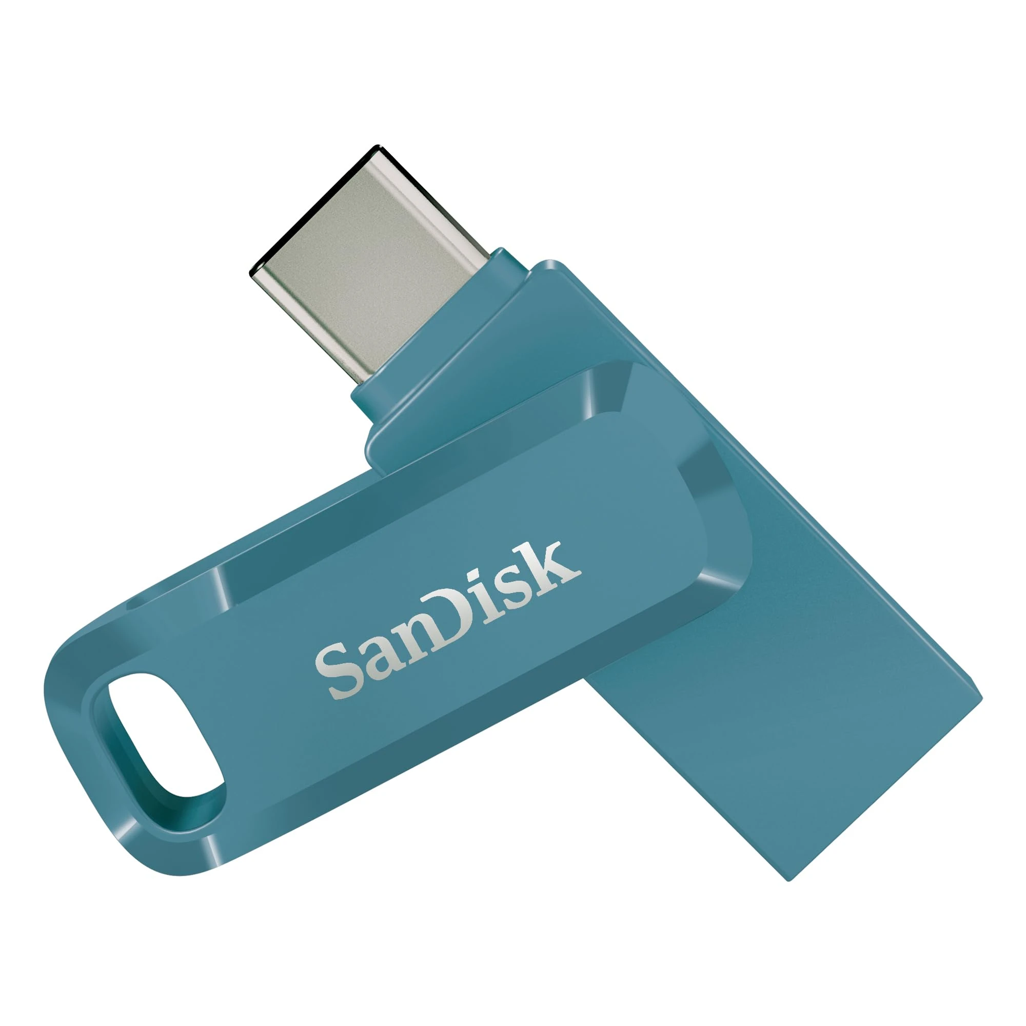 SanDisk Ultra Dual Drive Go USB 128GB USB Type-A/Type-C 3.2 Gen 1 Flash Drive - Blue, 400MB/s Read Speed, Compatible with Smartphone, Tablet, Laptops, Desktops, Macs, 5-Year Warranty