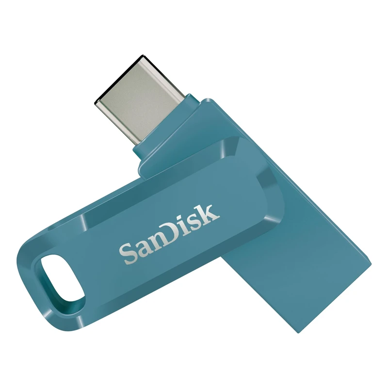 SanDisk Ultra Dual Drive Go USB 256GB USB Type-A/Type-C 3.2 Gen 1 Flash Drive - Blue