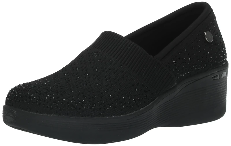Skechers Women's Martha Stewart Pier Lite-Reflection Loafer, Black, 6.5 UK