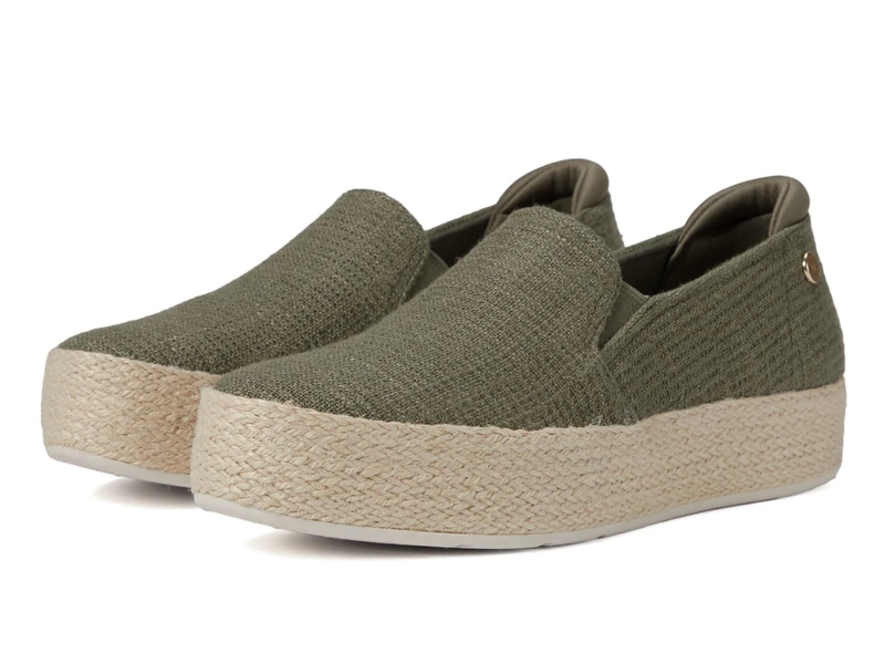 Skechers Women's Martha Stewart Bobs Sesame-by The Bay Loafer, Olive, 8 - Image 1