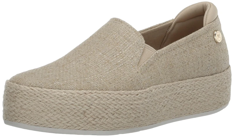 Skechers Women's Martha Stewart Bobs Sesam-by The Bay Loafer, Natural, 3 UK