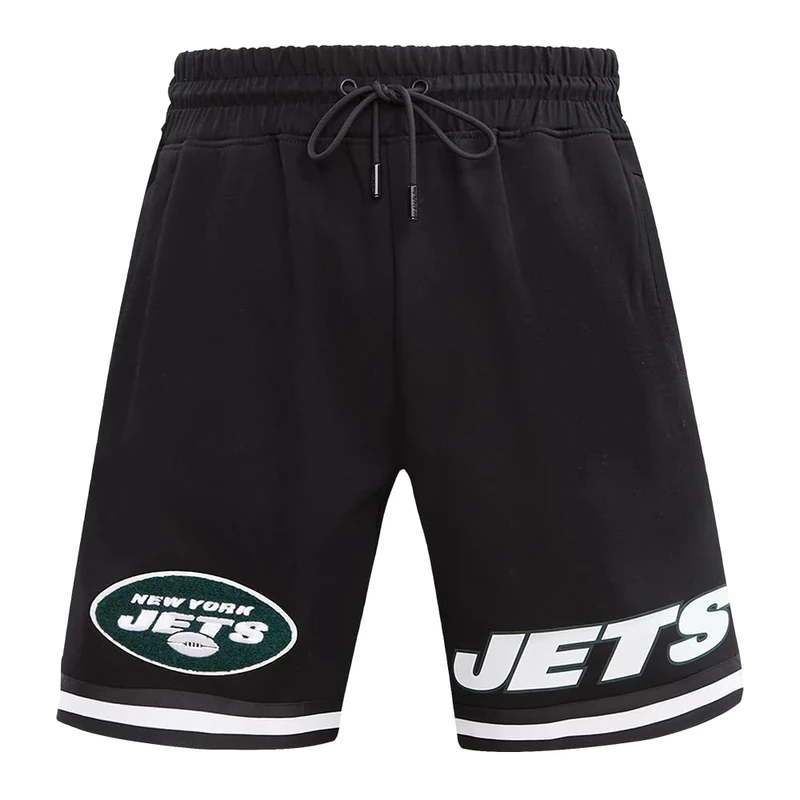 Pro Standard Mens NFL Pittsburgh Steelers Classic Chenille Athletic Short Black L