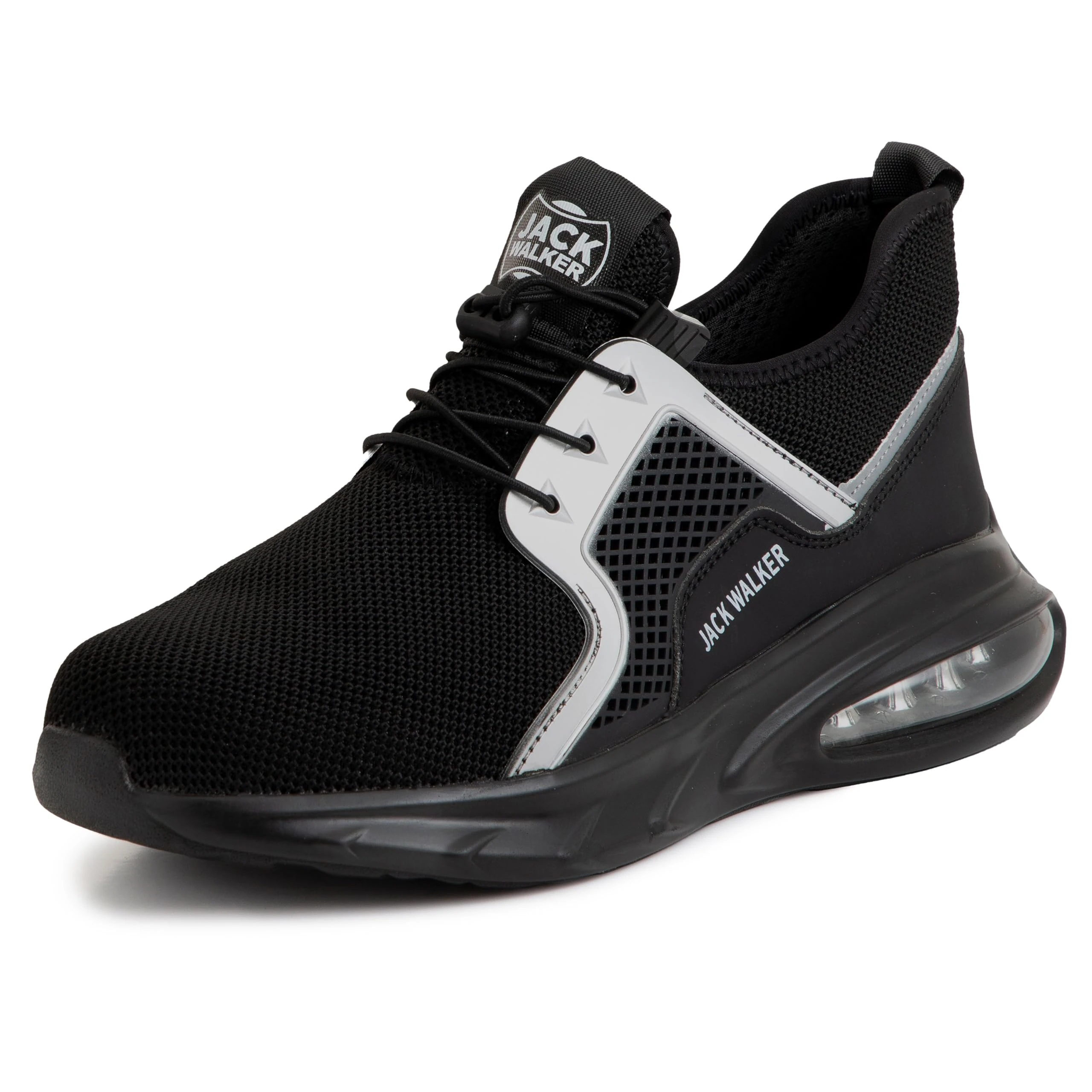 Jack Walker Men's Walking Trainers Shoes Lightweight Durable Non-Slip Ideal for Outdoor & Indoor Activities Protective Trekking Footwear Air Bubble Comfort Ideal for Sports Enthusiasts JW033 (5 UK)