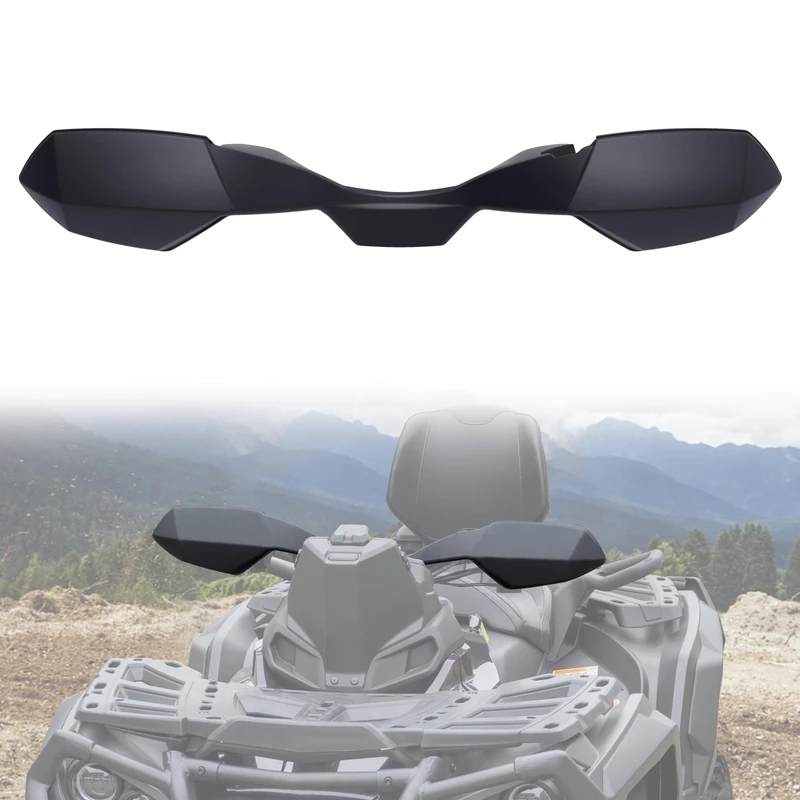 UTVSXPERT Handguards Protector for Outlander 06-22, Black Plastic Hand Guards Air Wind Deflector Kit for Can-Am Outlander MAX Renegade 2006-2022 Accessories, Replace #709400822 (1 PCS)