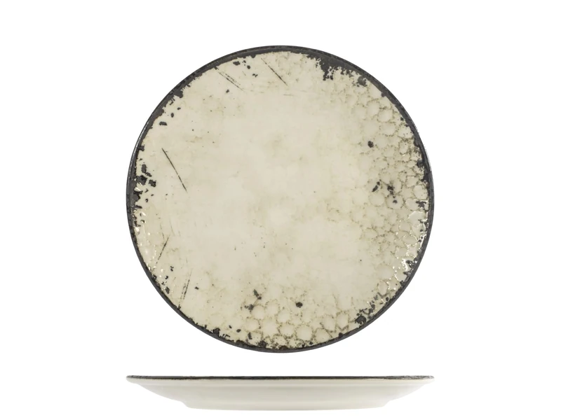 H&H Dallas Porcelain Dinner Plates Set of 6, 25 cm