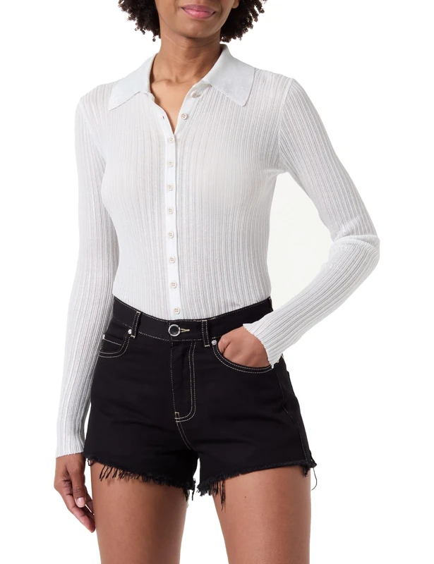 Pinko Women's Honey 5 Tasche Shorts Bull SLEGATO Casual Pants, Z99_Nero Limousine, 28